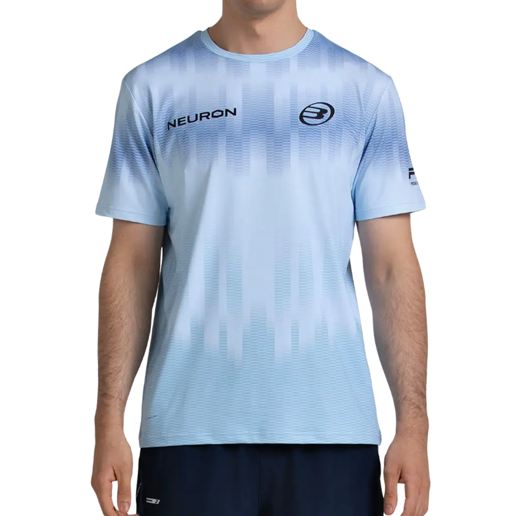 T-shirt de padel Bullpadel Chingotto Officiel Bleu 2026