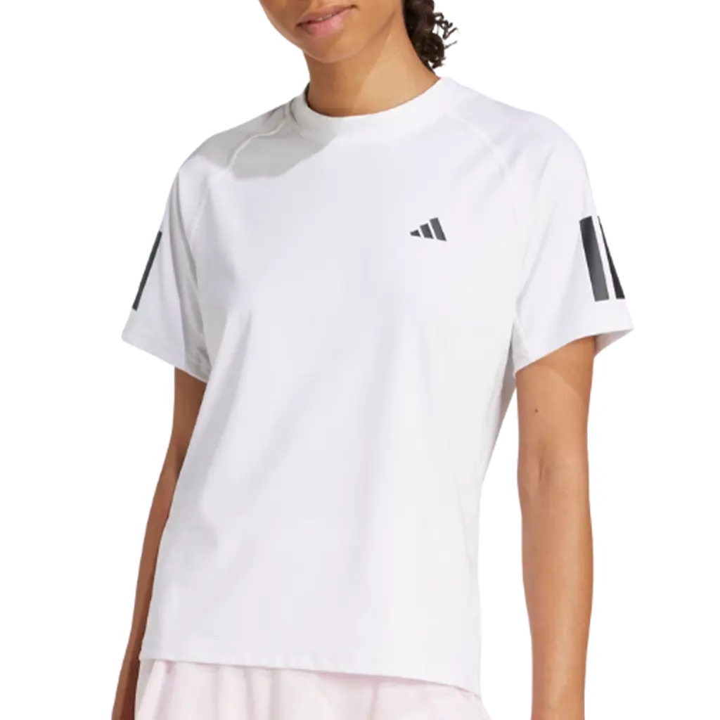 T-shirt Adidas Femme Club Tee Blanc