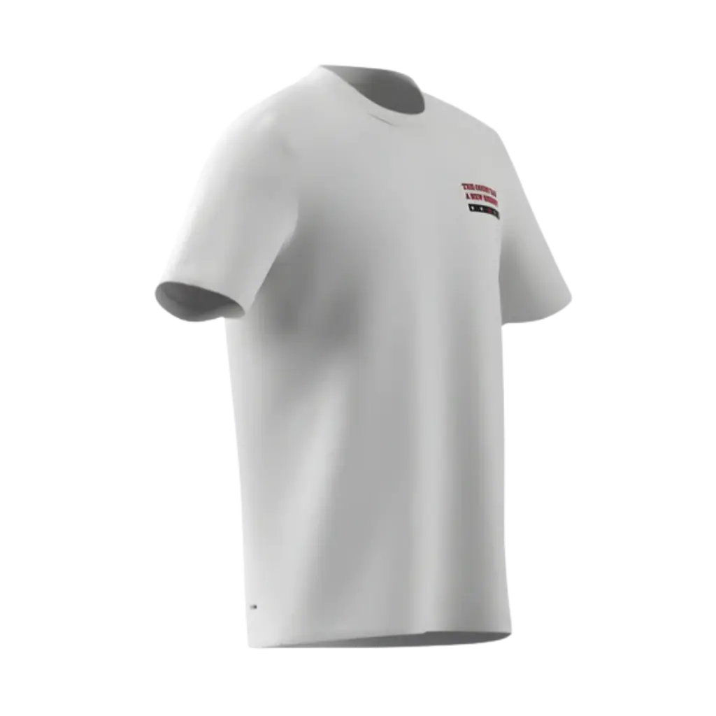 T-Shirt de padel Adidas Wanted Pure Blanc