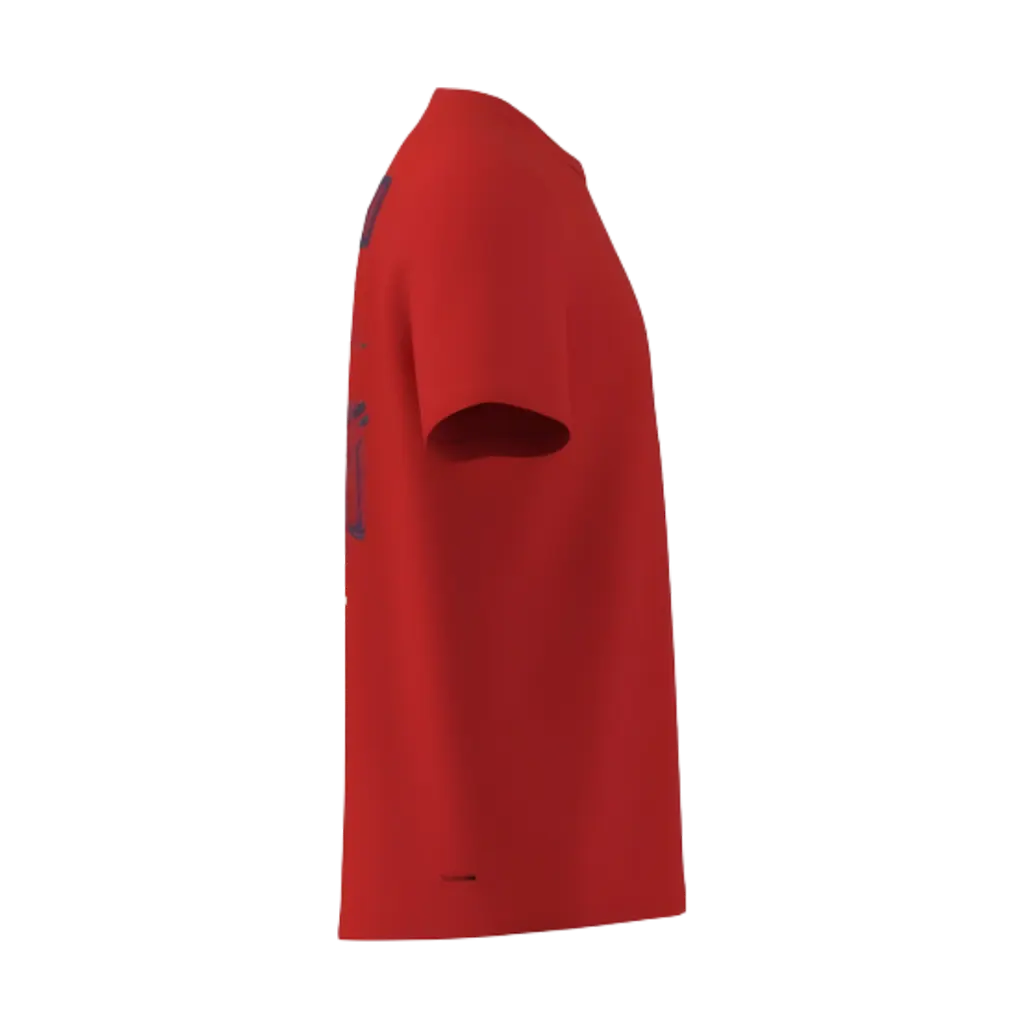 T-Shirt de padel Adidas Wanted Pure Rouge