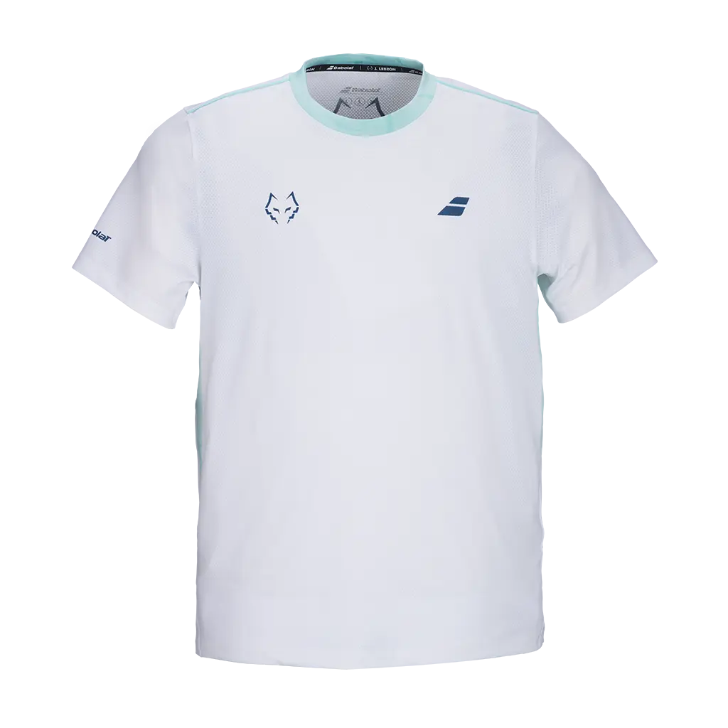 T-shirt de padel Babolat Crew Neck Lebron Blanc 2027