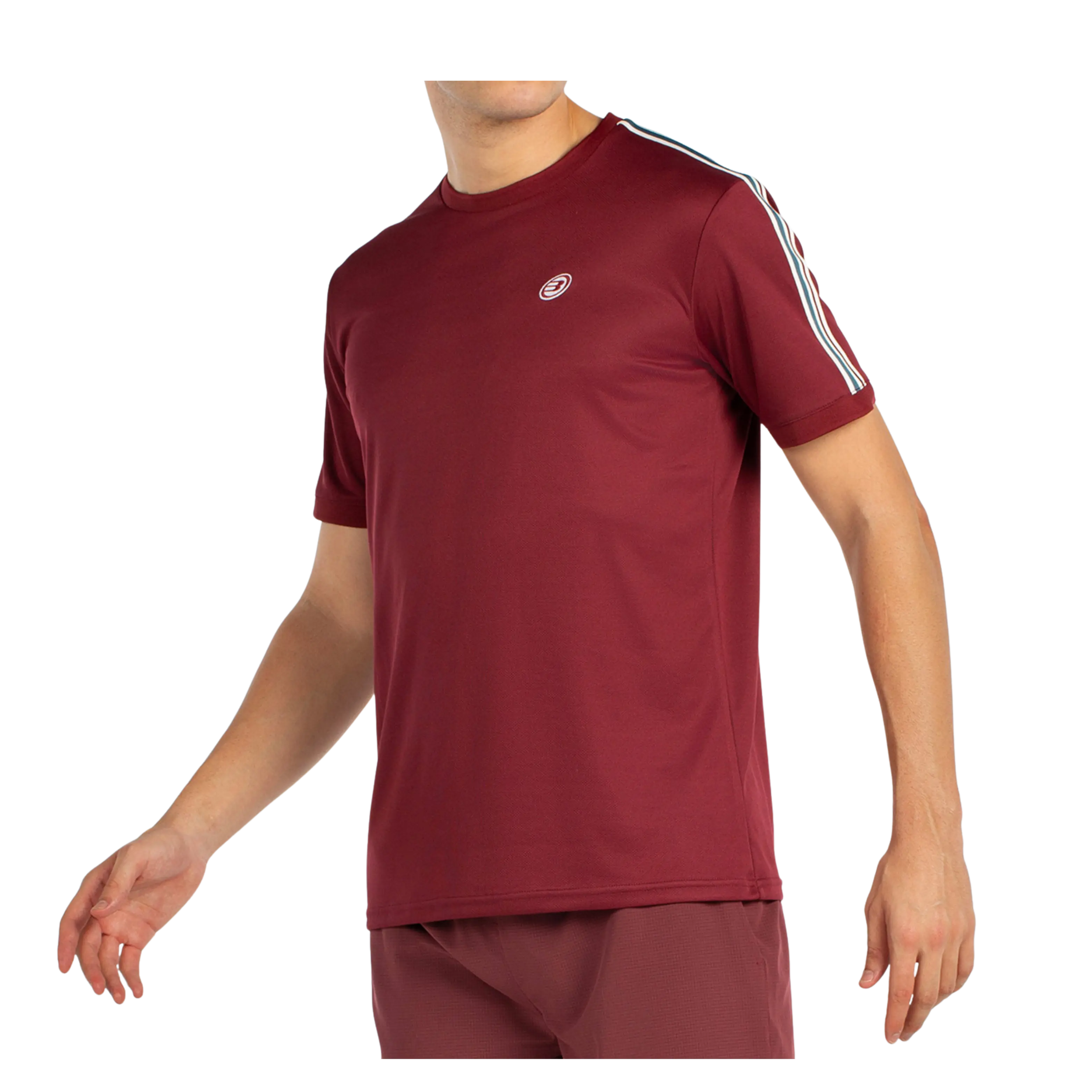 T-Shirt de padel Bullpadel Alder Bordeau