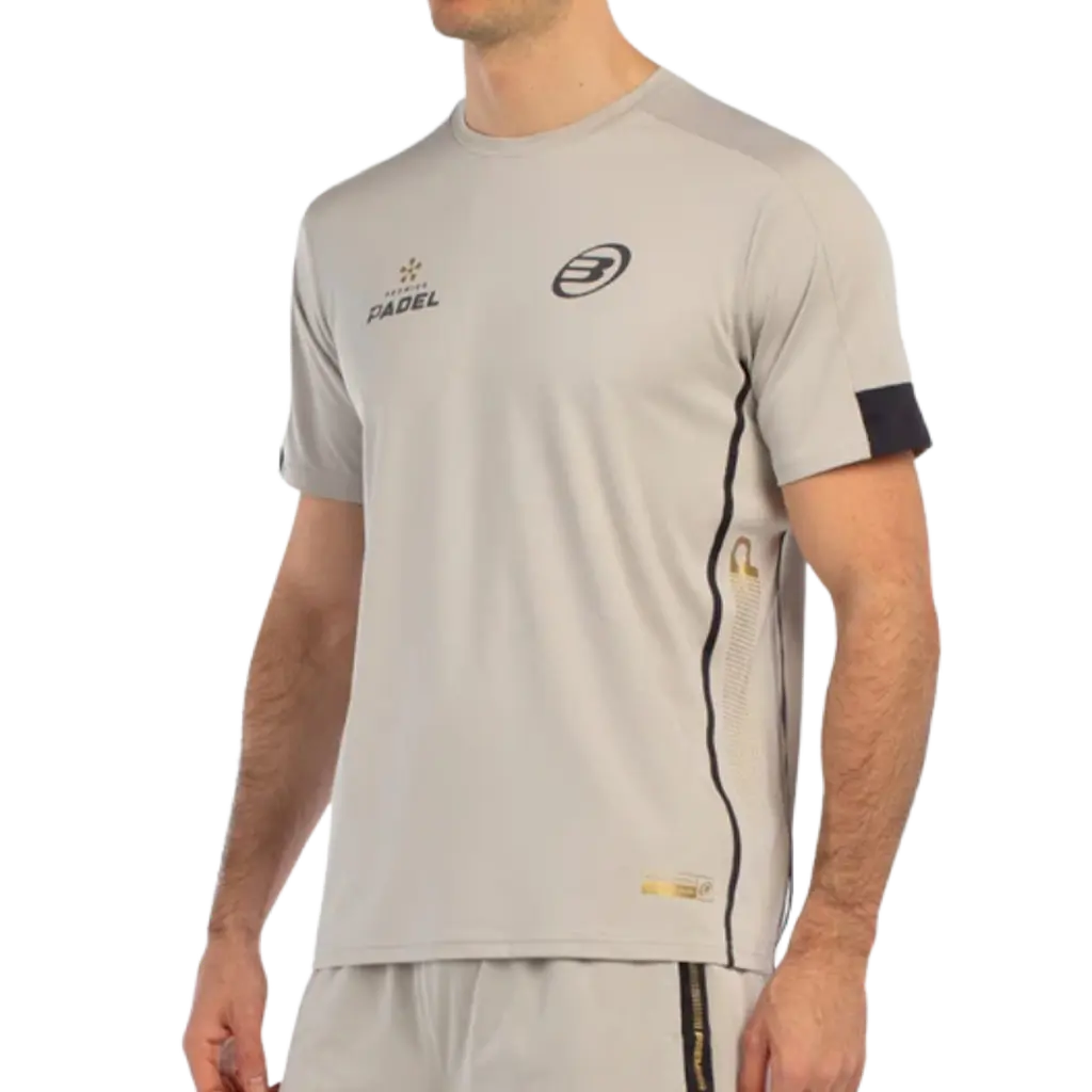 T-Shirt de padel Bullpadel Borni Gris
