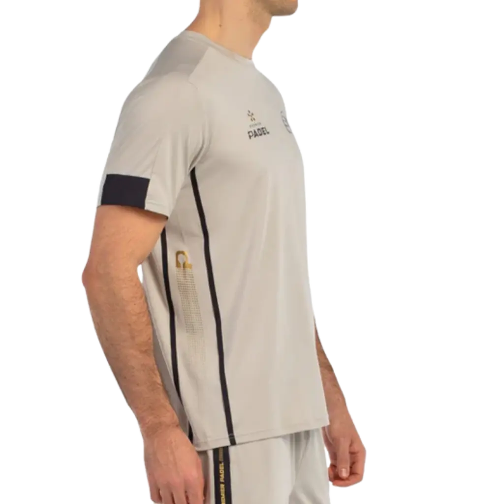 T-Shirt de padel Bullpadel Borni Gris