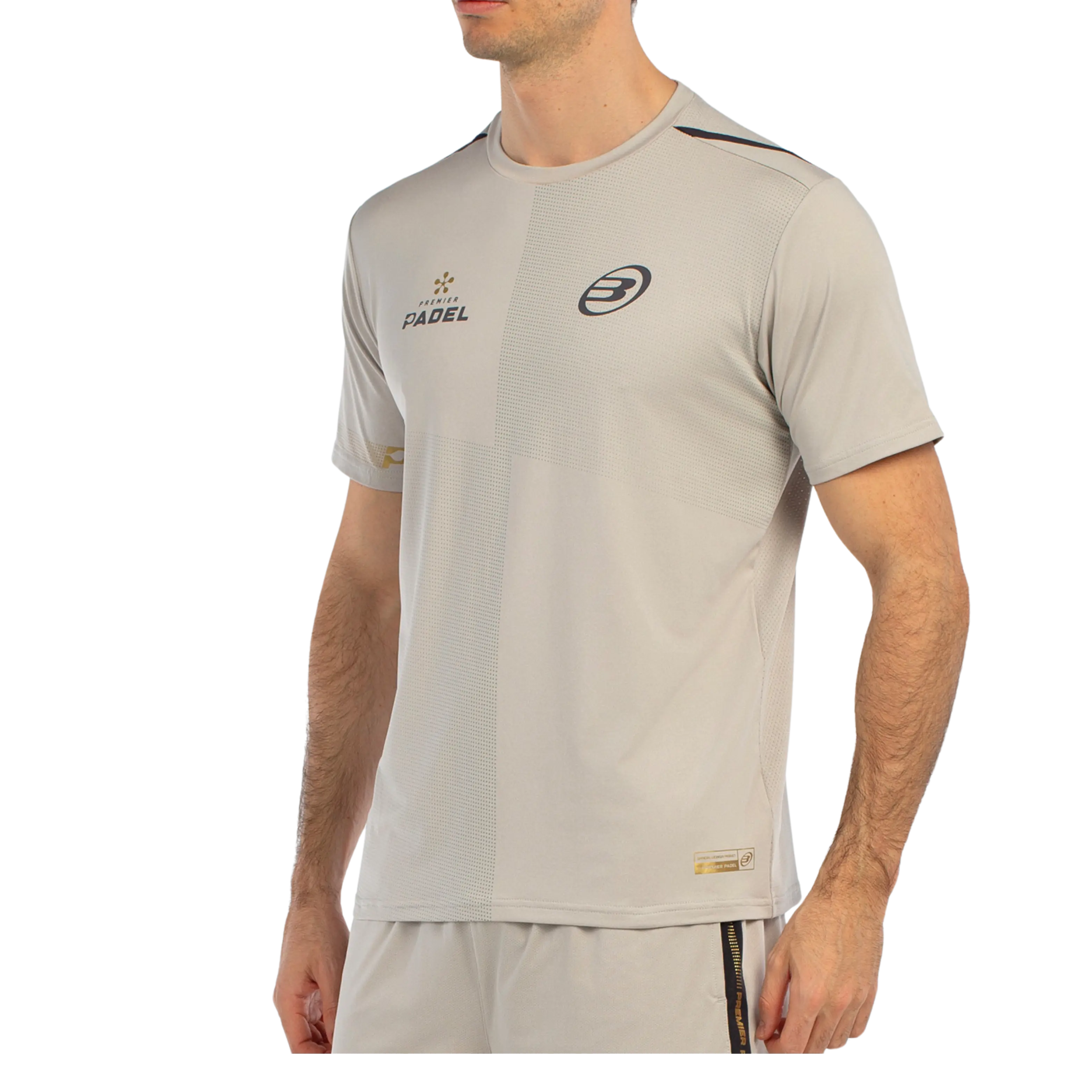 Bullpadel - T-Shirt de padel Buque Beige