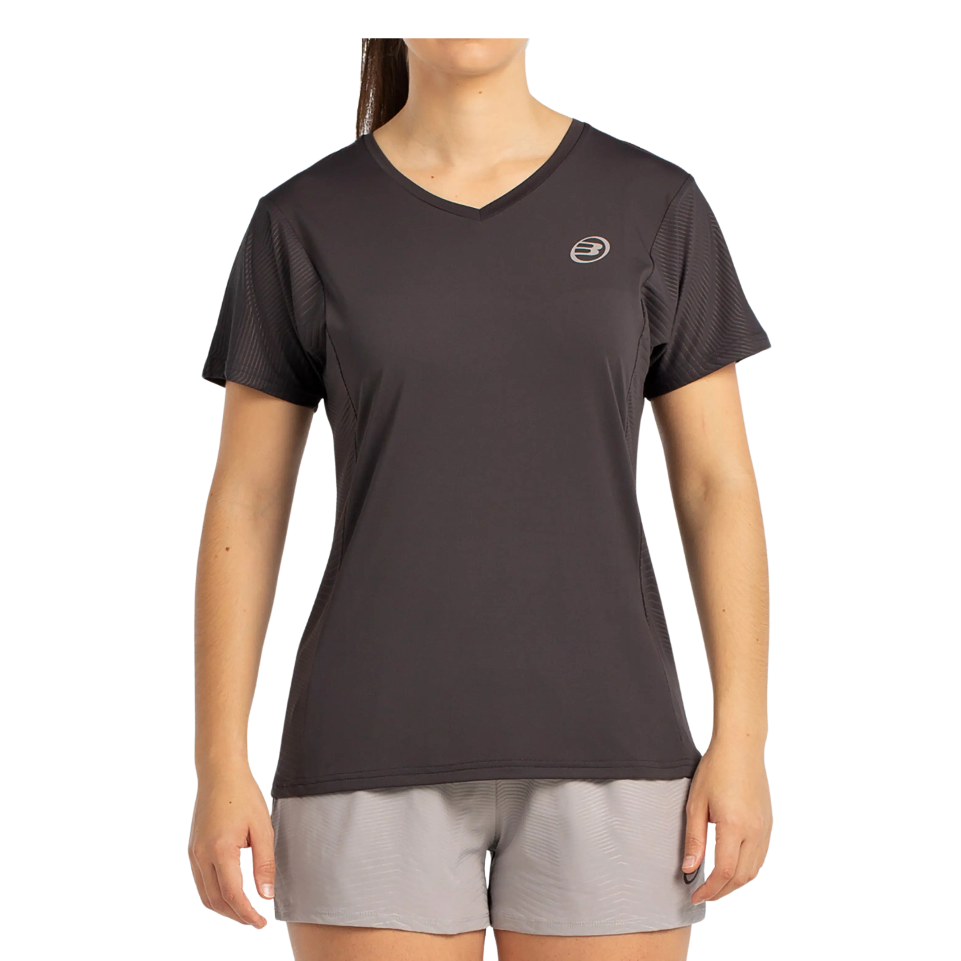 T-Shirt de padel Bullpadel Eches Noir