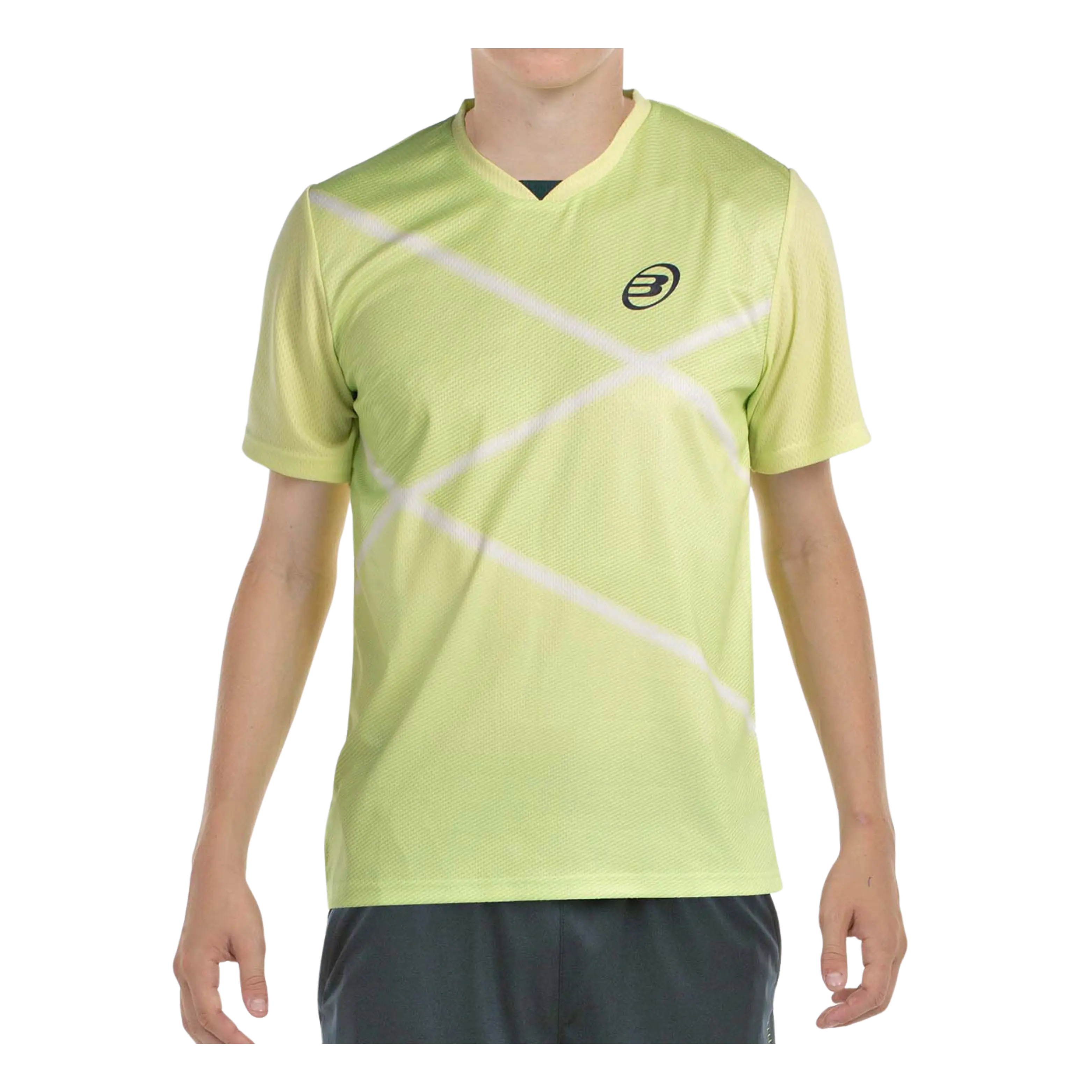 T-Shirt de padel Bullpadel Ladra Junior Jaune