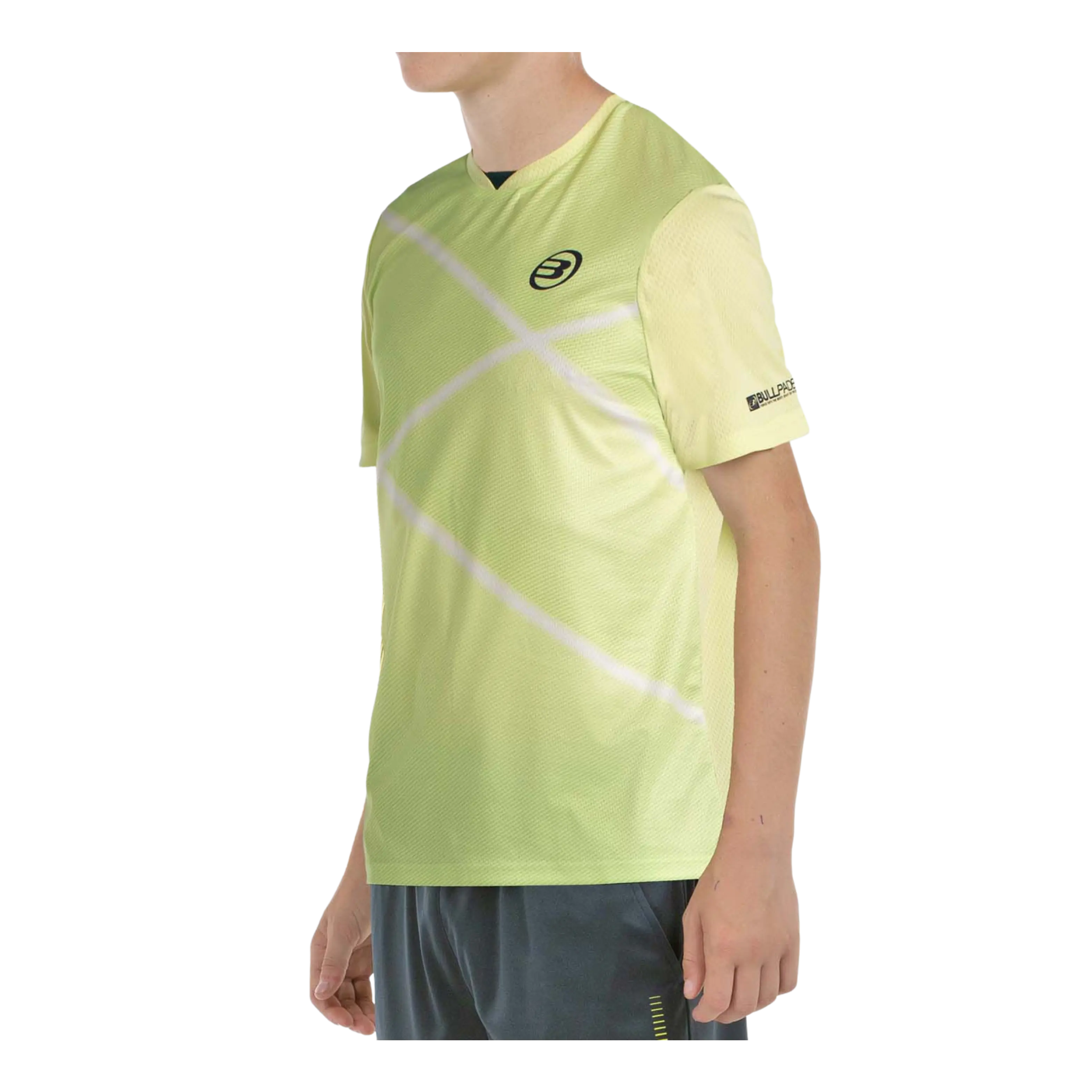 T-Shirt de padel Bullpadel Ladra Junior Jaune