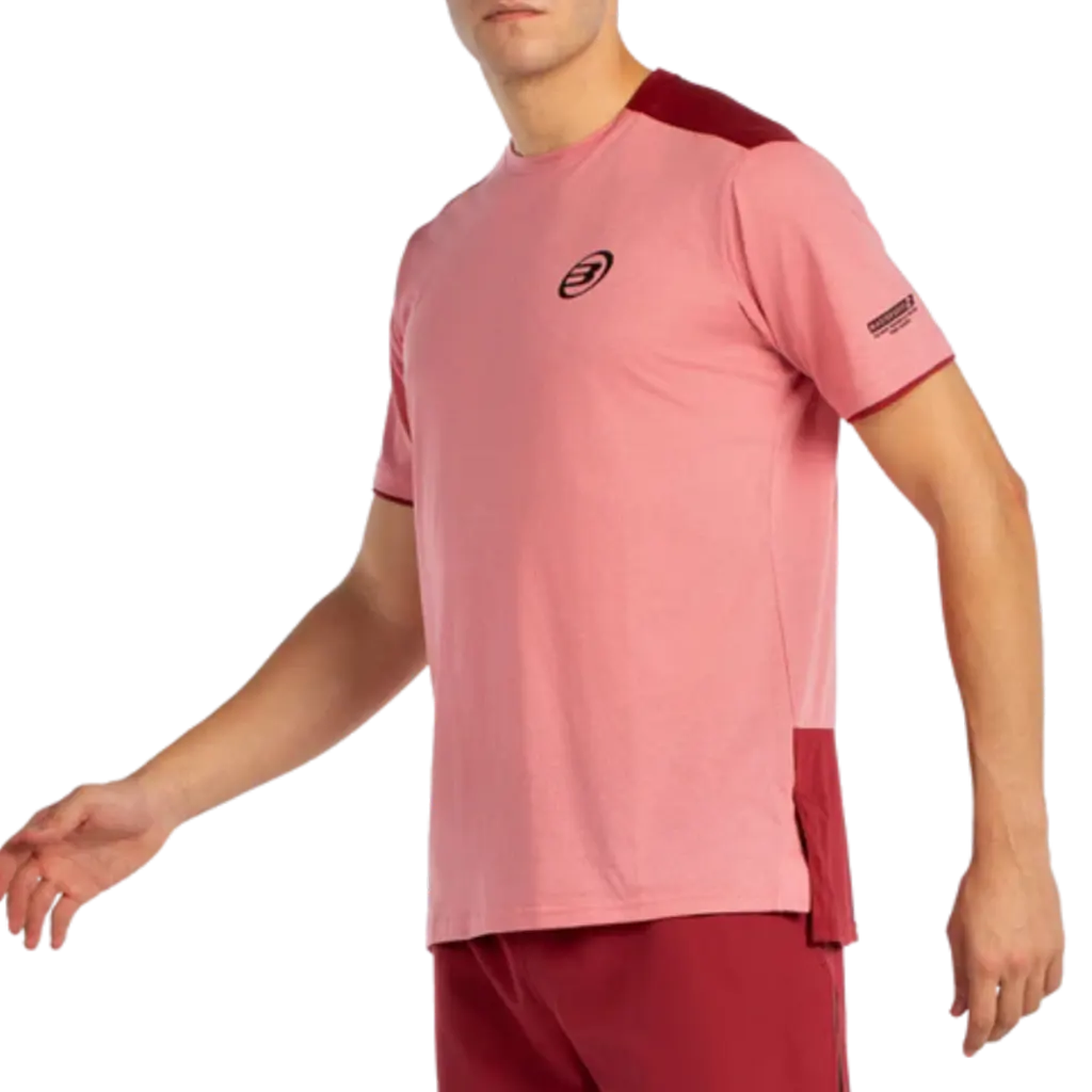 T-shirt de padel Bullpadel Marsic Rouge