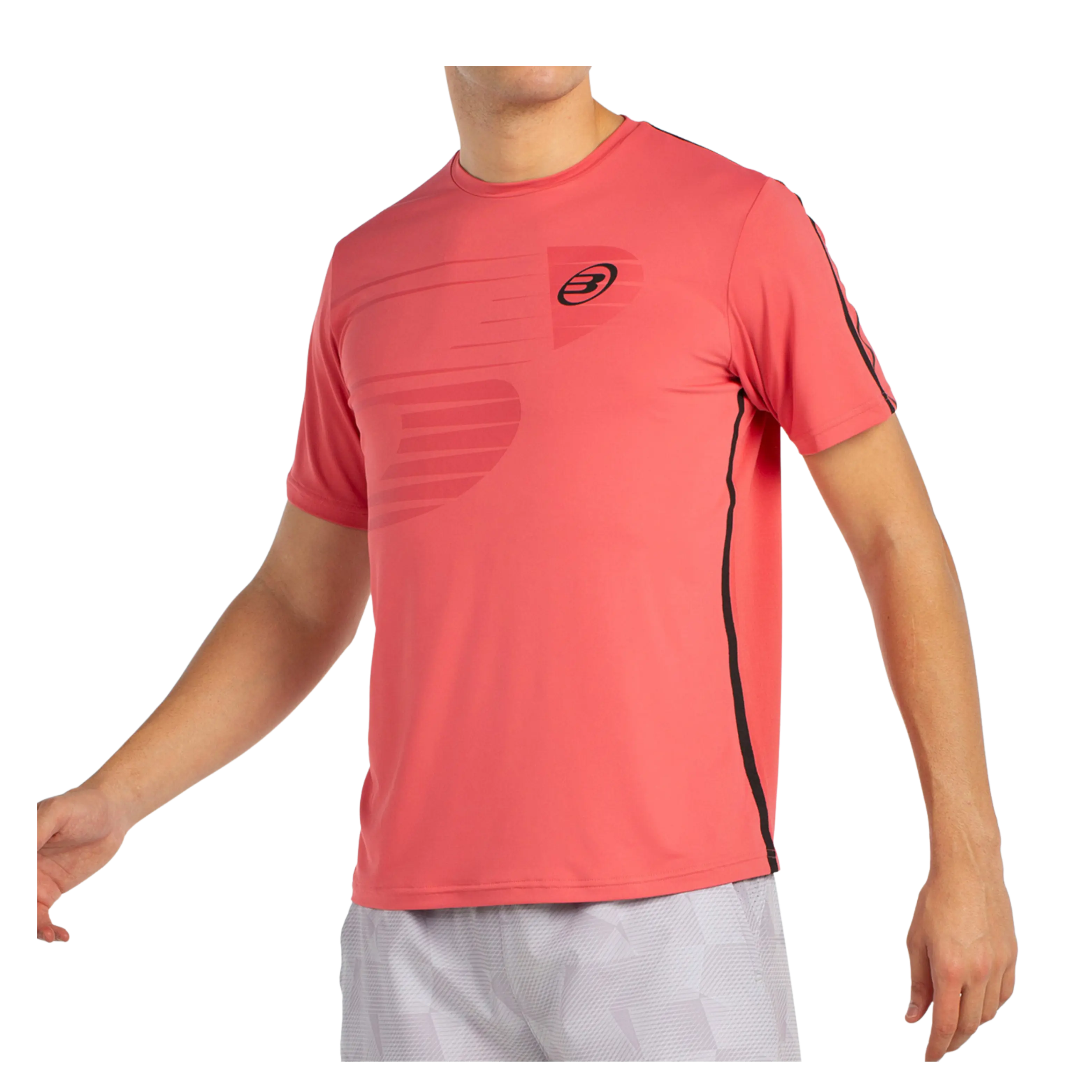 T-Shirt de padel Bullpadel Moeche Hibiscus