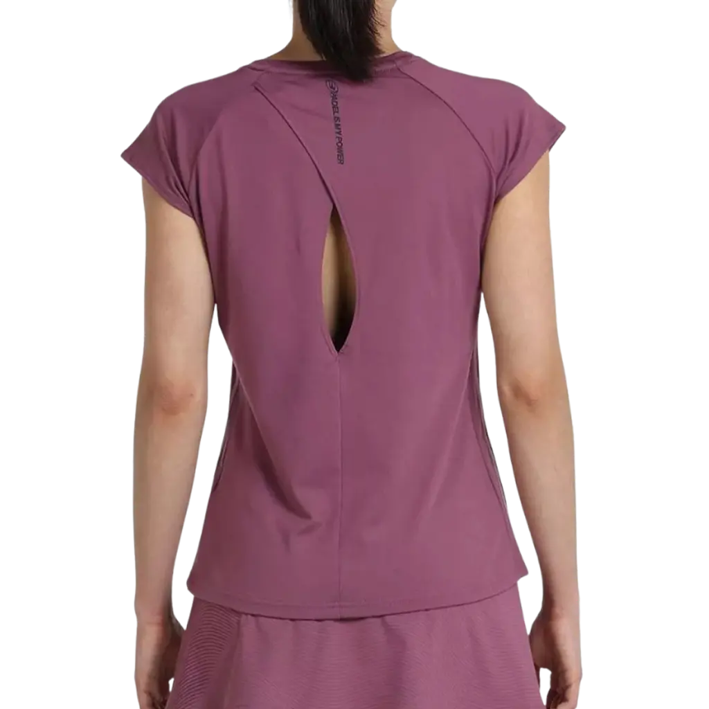 T-Shirt de padel Bullpadel Roete Rose