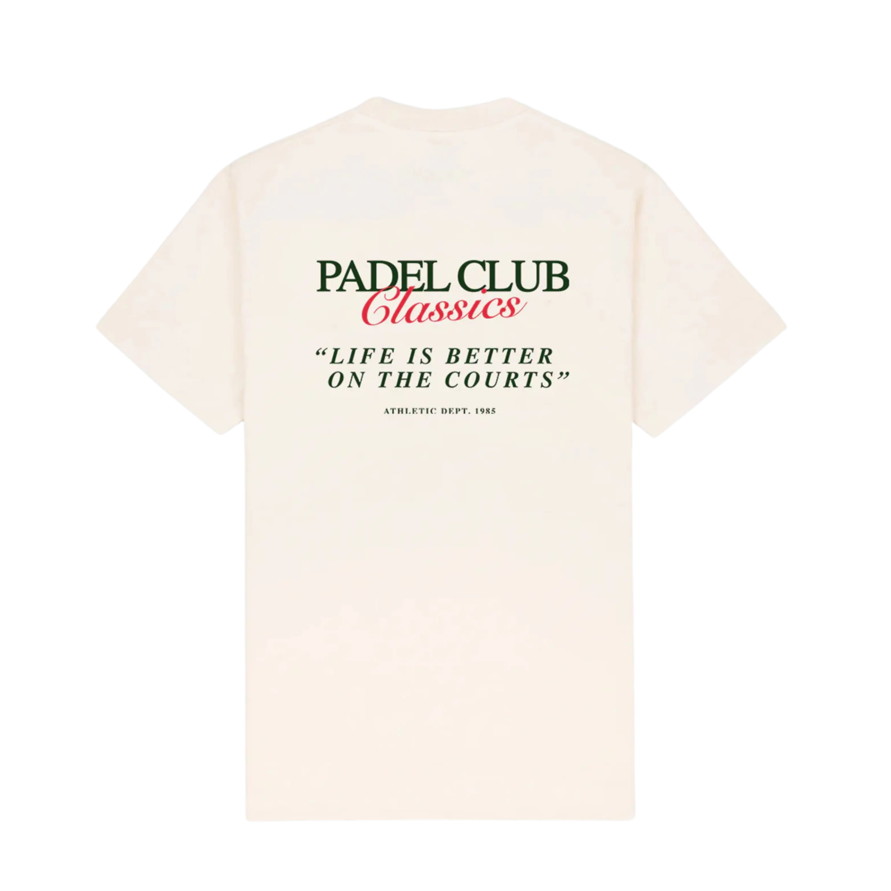 Padel Club - T-Shirt de padel Classics Ivoire