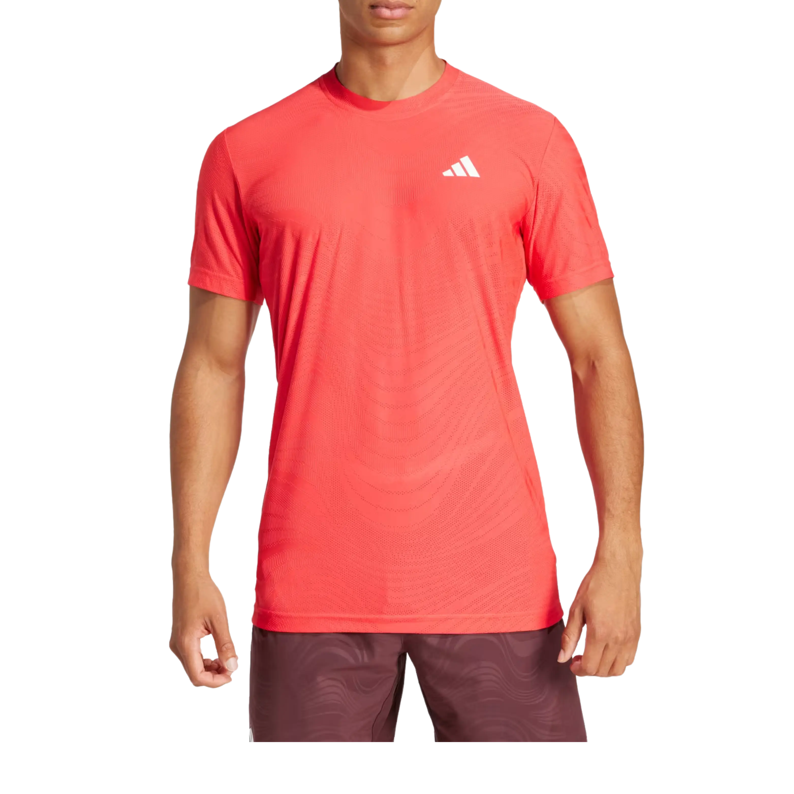 T-Shirt de padel Adidas  Freelift Tee Pro Rouge