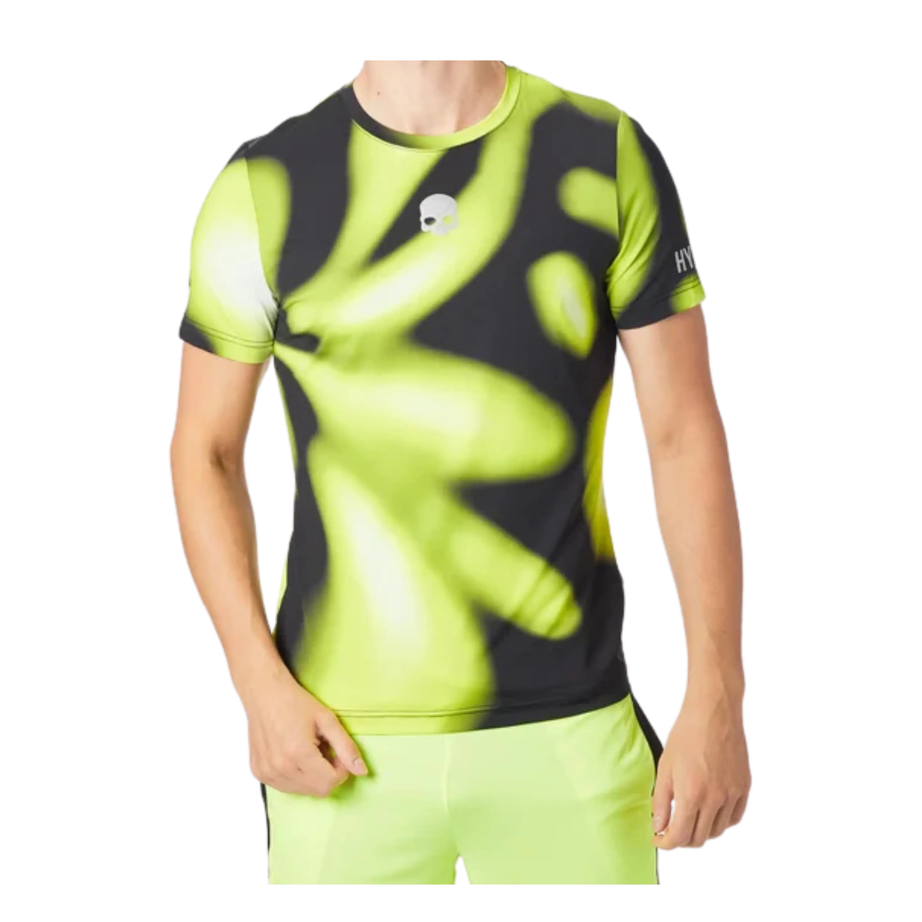 Hydrogen - T-Shirt de padel Psychedelic Tech Vert