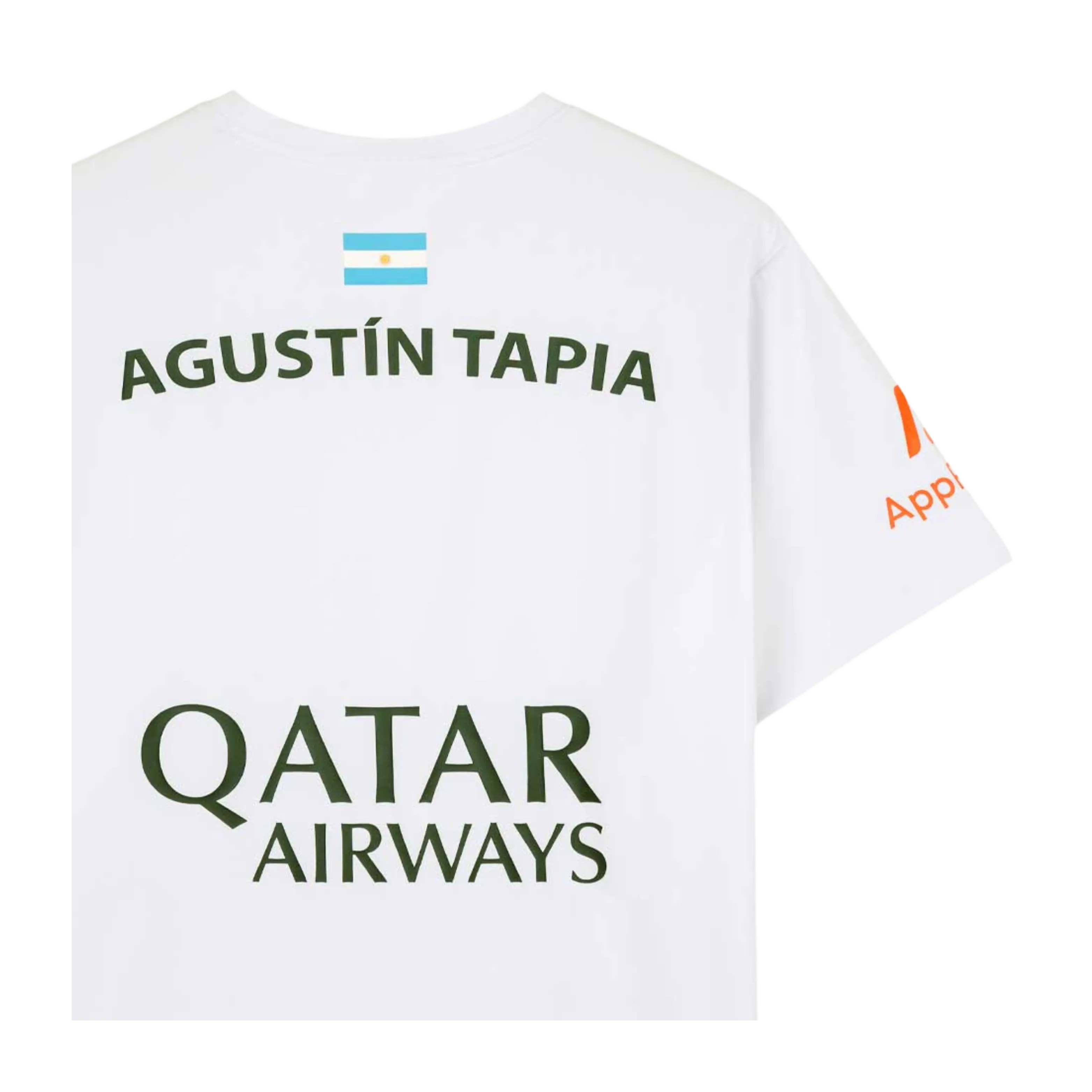 Nox - T-shirt de padel AT10 Agustin Tapia Blanc