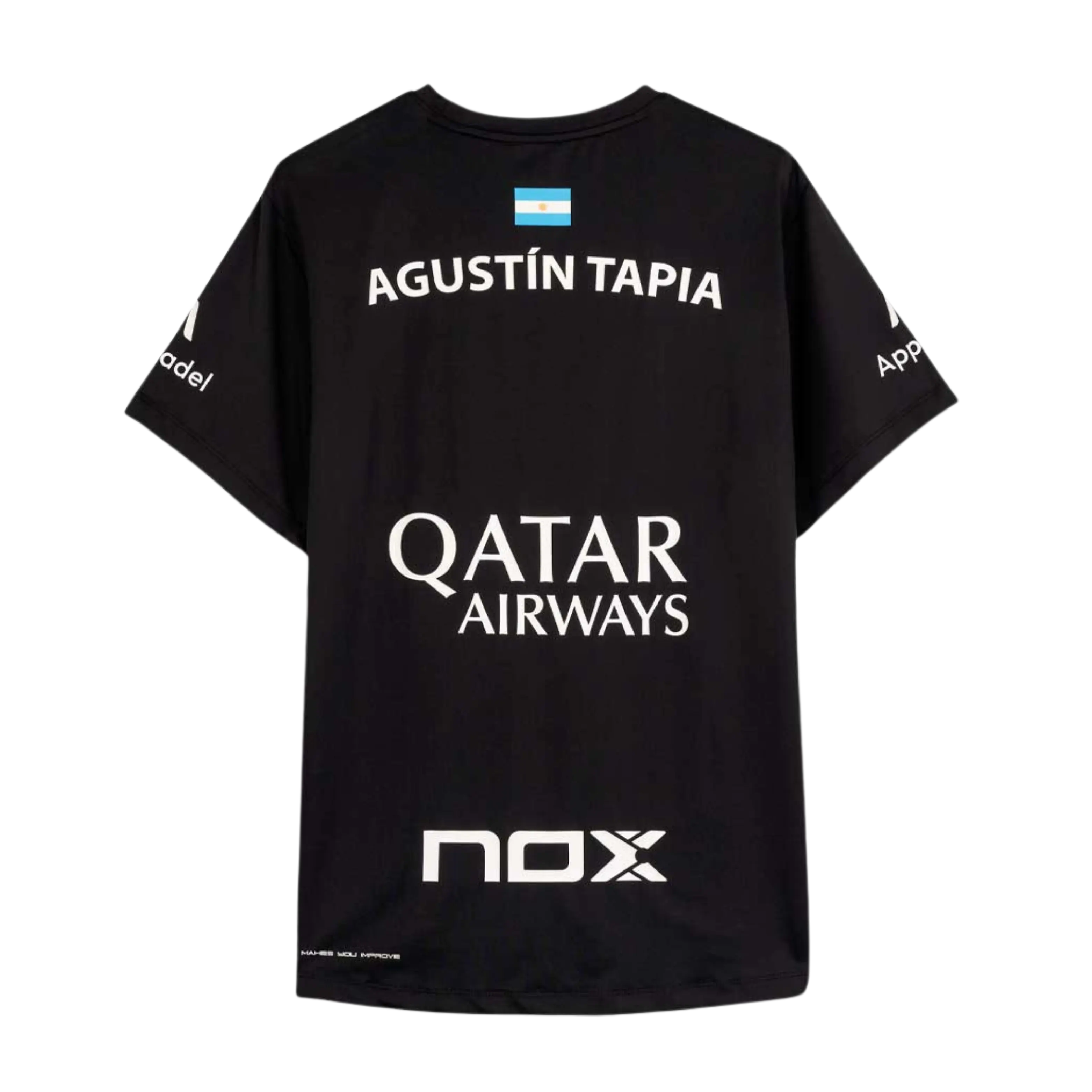 Nox - T-shirt de padel AT10 Agustin Tapia Noir