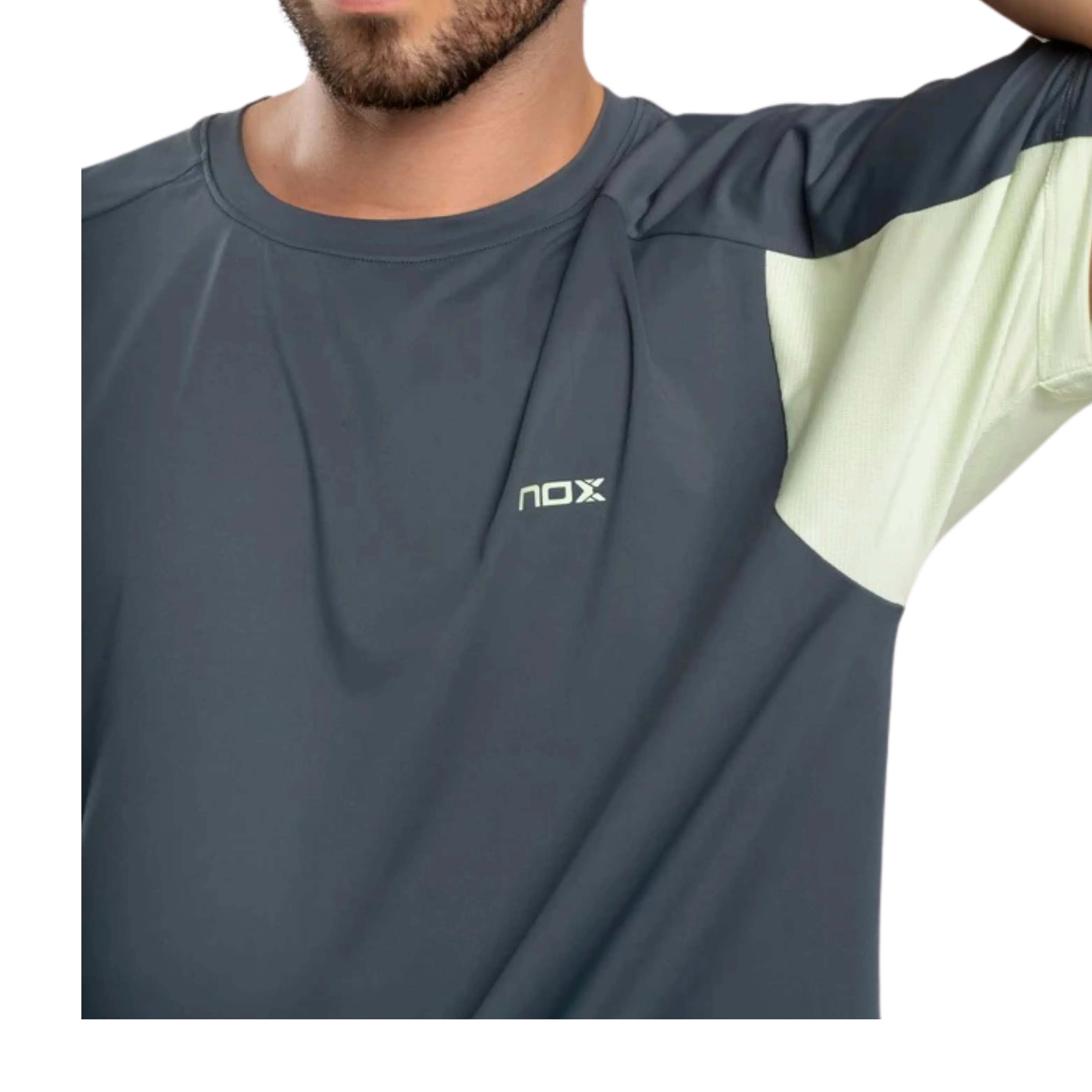 Nox - T-Shirt de padel Pro Charcoal Gris