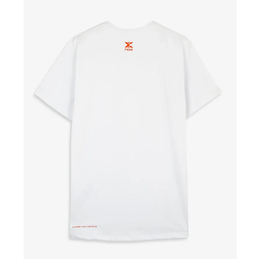 T-shirt de padel Nox Regular Team Blanc