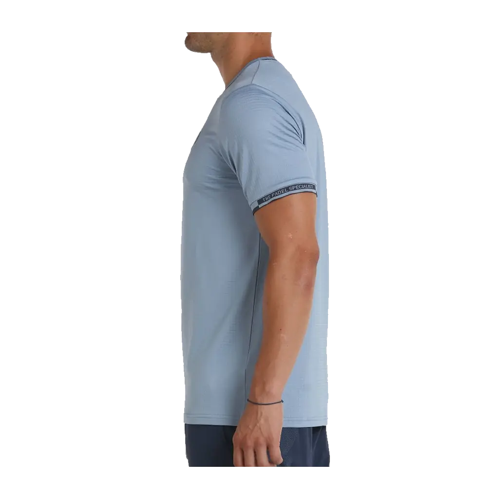 Bullpadel - T-shirt de padel Yuca 23i Bleu Acier