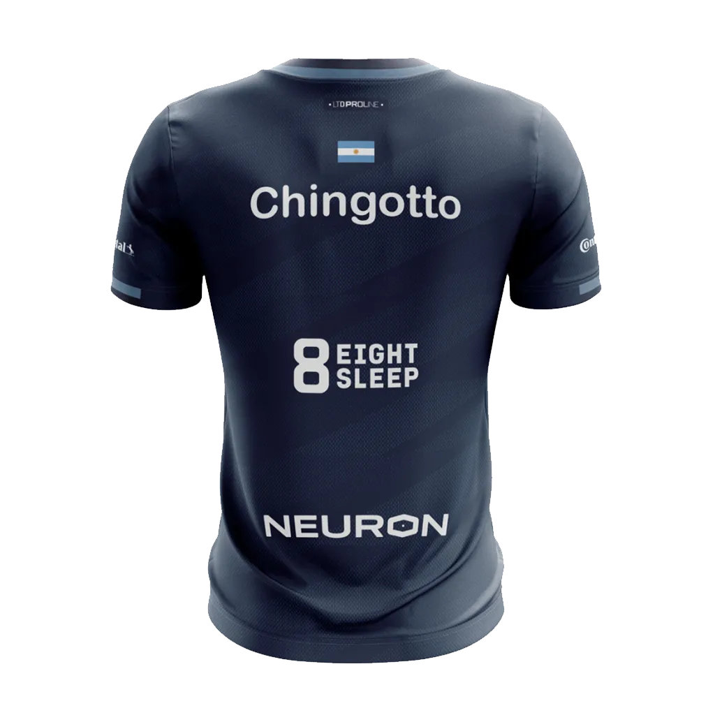 T-shirt de padel Bullpadel Chingotto Prior Officiel Noir