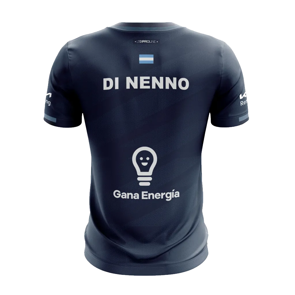 T-shirt de padel Bullpadel Di Nenno Prior Officiel Bleu Marine